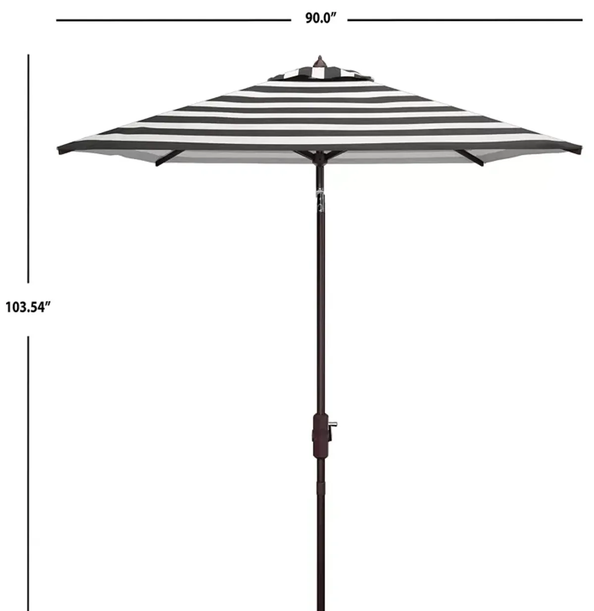 SAFAVIEH Iris 7.5 Ft Square Umbrella