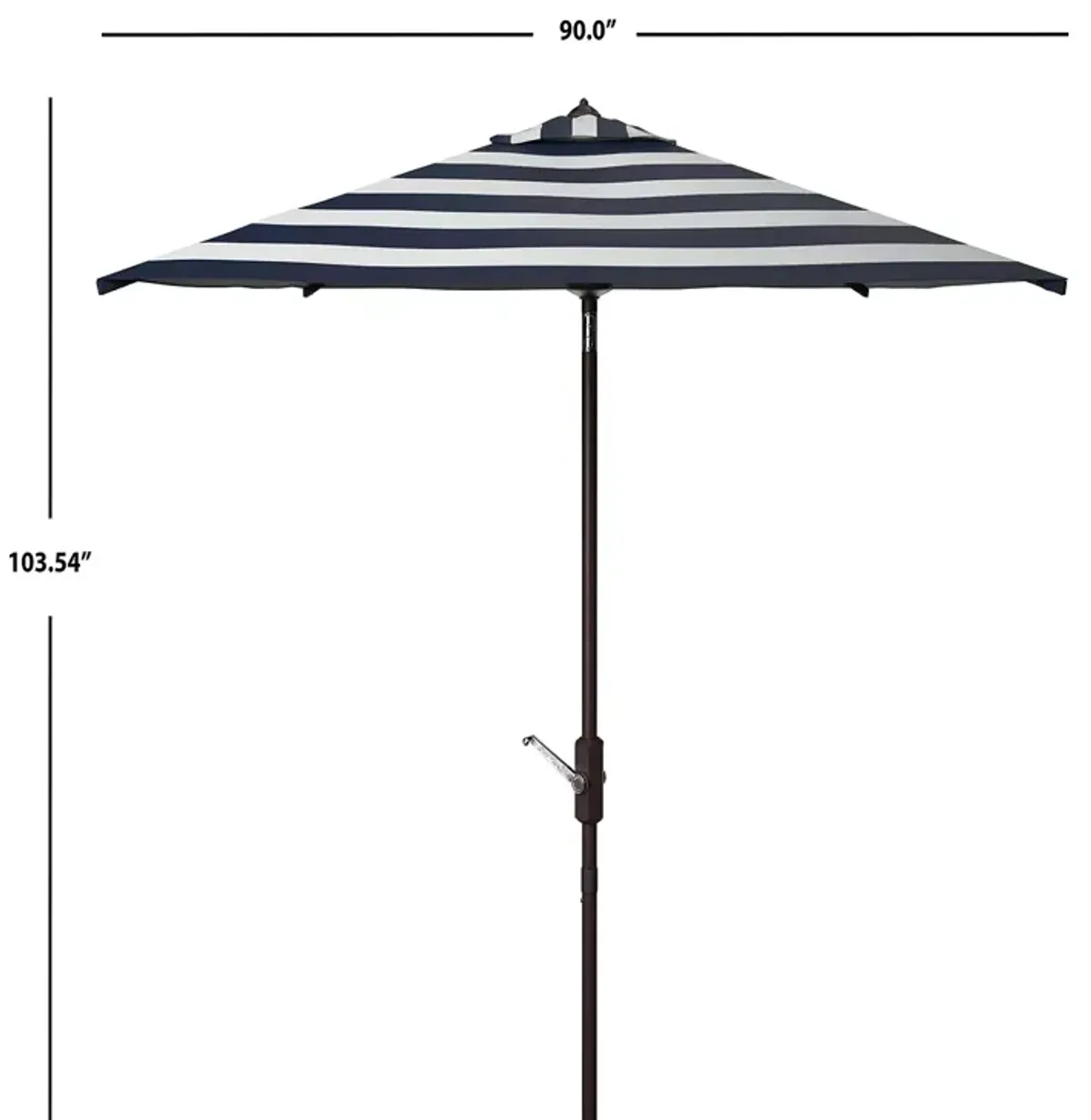 SAFAVIEH Iris 7.5 Ft Square Umbrella