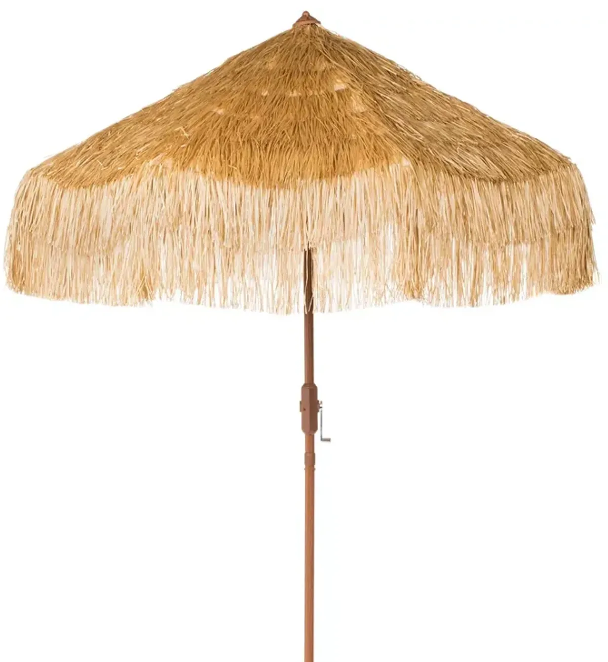 SAFAVIEH Tiki 9 Ft Crank Umbrella