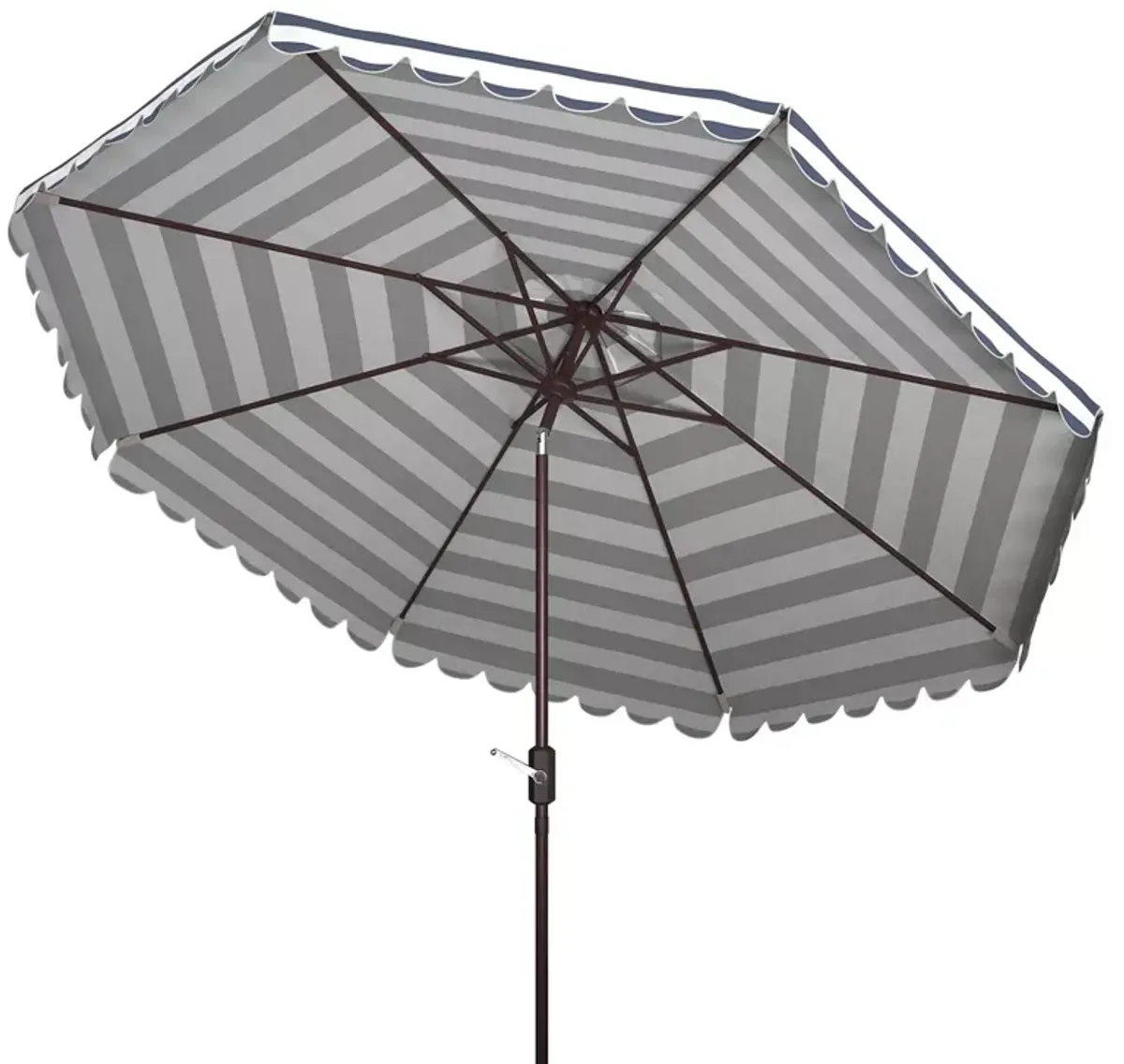 SAFAVIEH Vienna 11 Ft Crank Square Umbrella