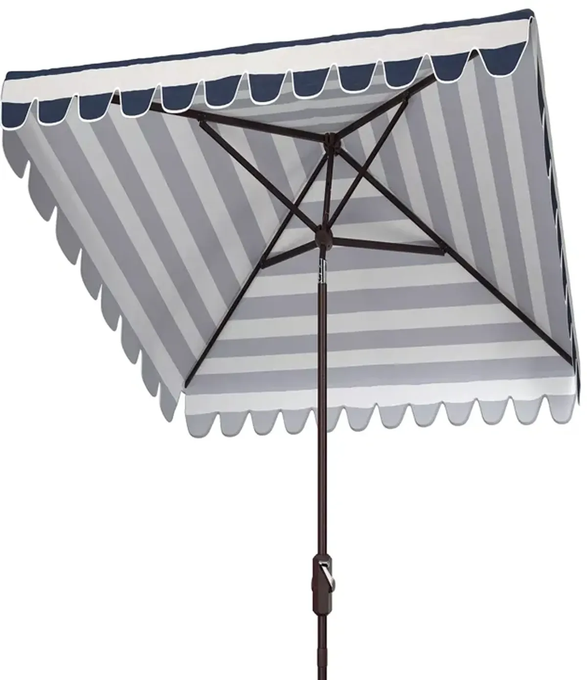 SAFAVIEH Vienna 7.5 Ft Crank Square Umbrella