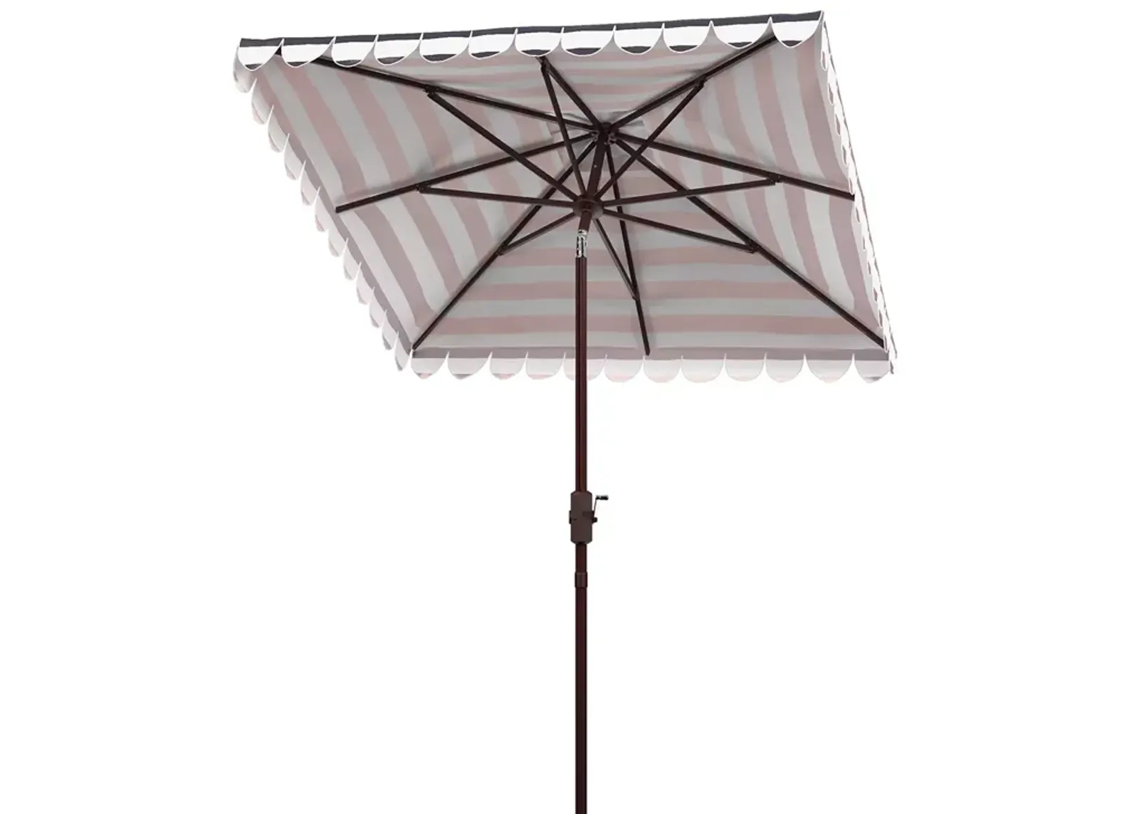 SAFAVIEH Vienna 7.5 Ft Crank Square Umbrella