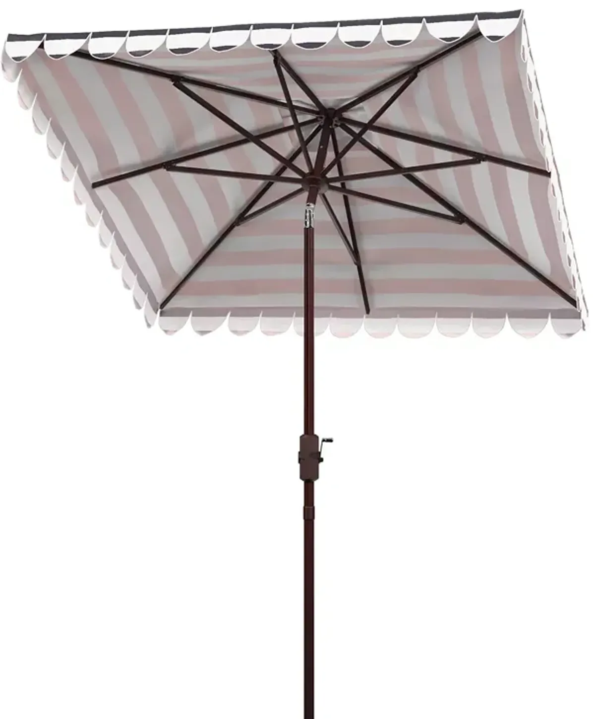 SAFAVIEH Vienna 7.5 Ft Crank Square Umbrella