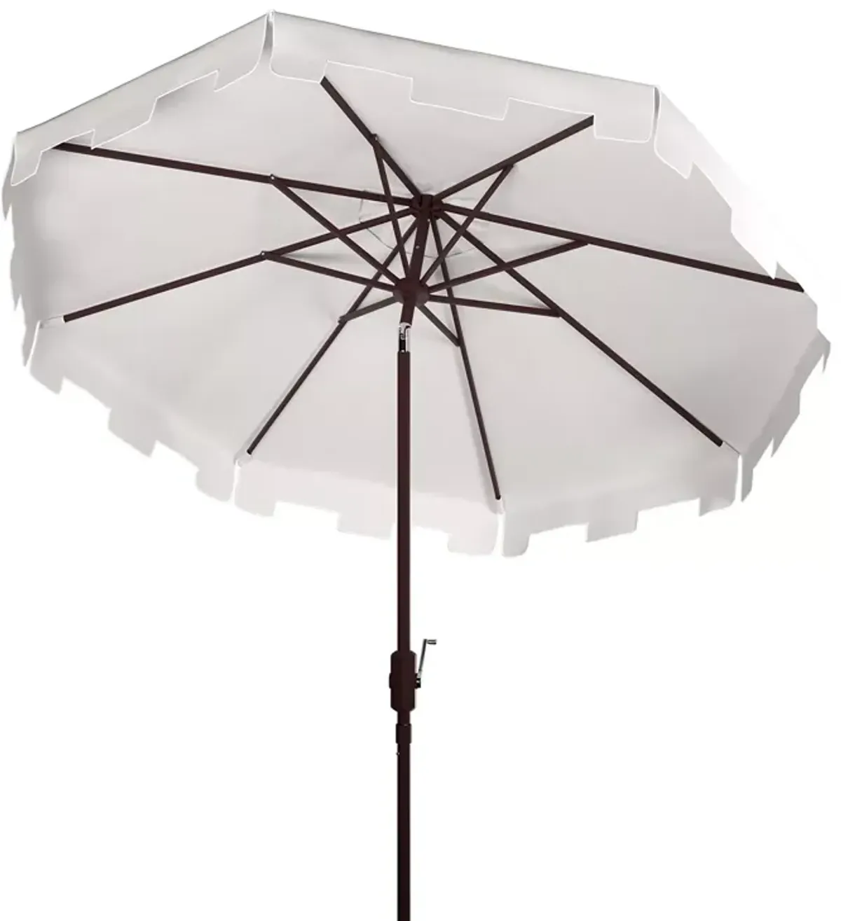 SAFAVIEH Zimmerman 11 Ft Crank Market Umbrella