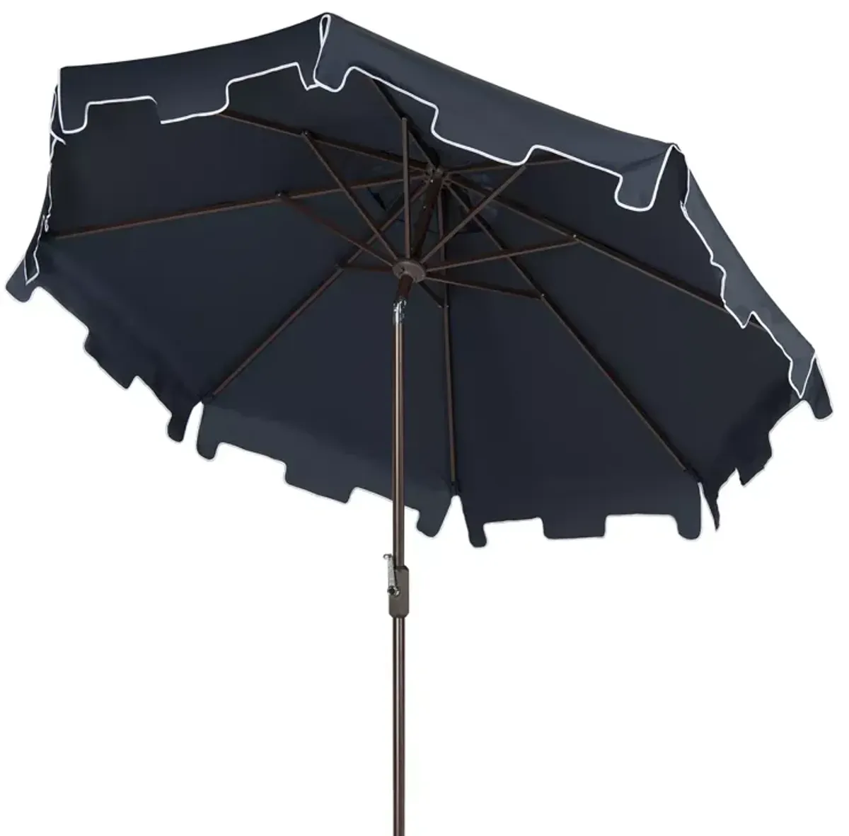 SAFAVIEH Zimmerman 9 Ft Crank Market Umbrella