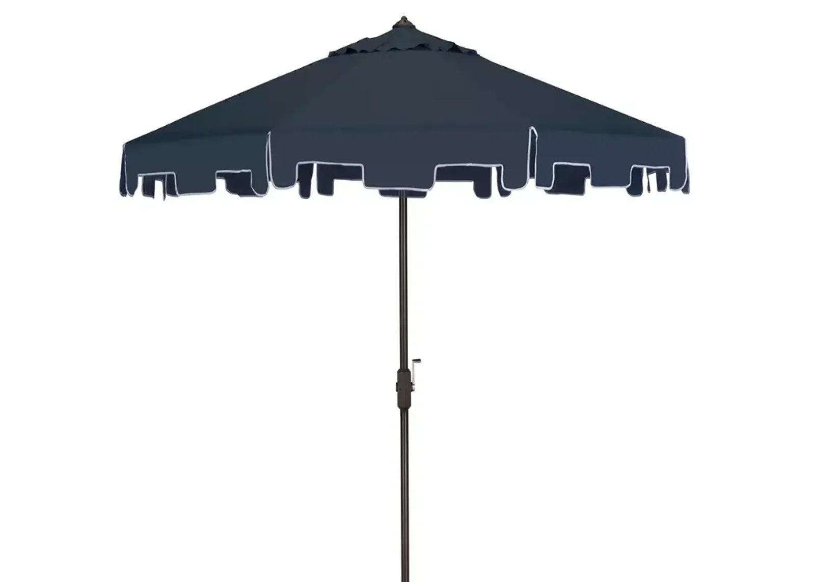 SAFAVIEH Zimmerman 9 Ft Crank Market Umbrella