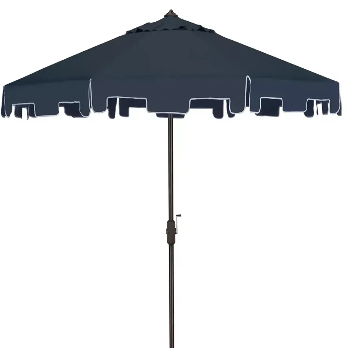 SAFAVIEH Zimmerman 9 Ft Crank Market Umbrella