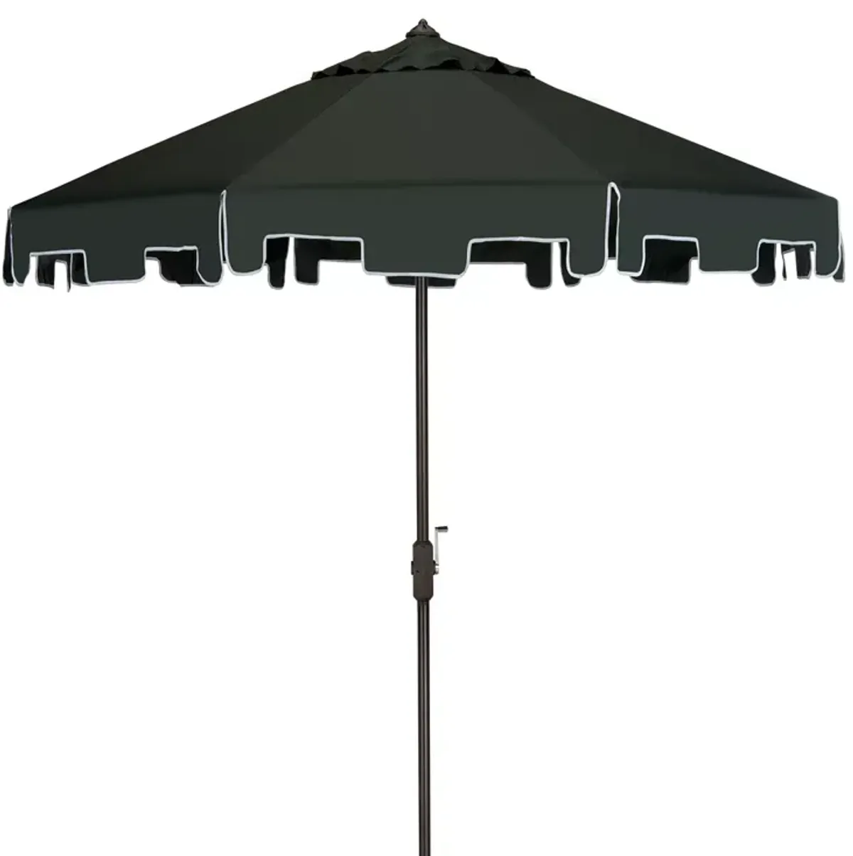 SAFAVIEH Zimmerman 9 Ft Crank Market Umbrella