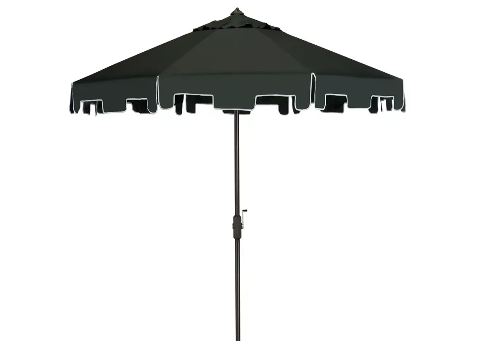 SAFAVIEH Zimmerman 9 Ft Crank Market Umbrella