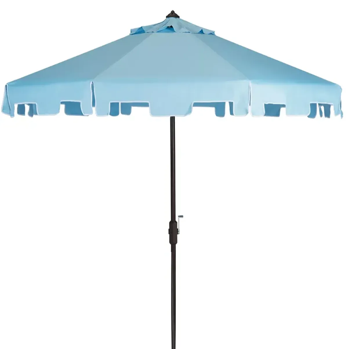 SAFAVIEH Zimmerman 9 Ft Crank Market Umbrella