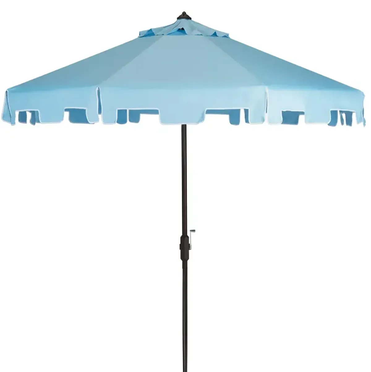 SAFAVIEH Zimmerman 9 Ft Crank Market Umbrella