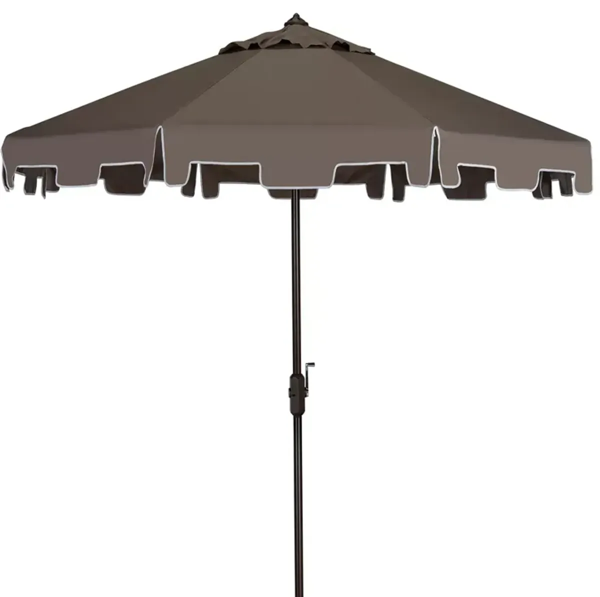 SAFAVIEH Zimmerman 9 Ft Crank Market Umbrella