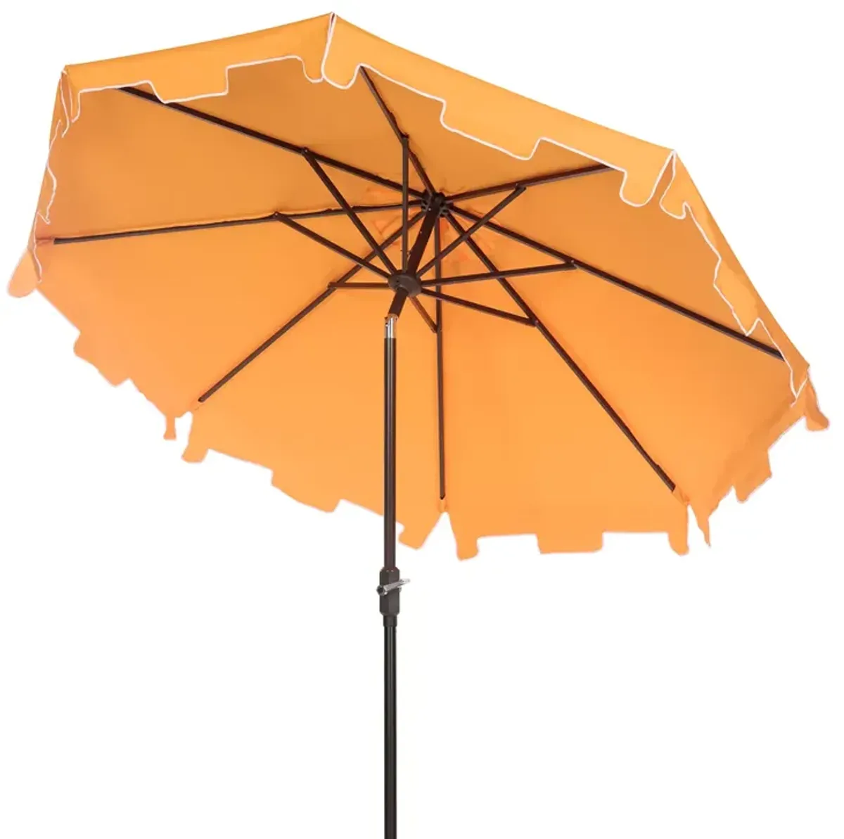 SAFAVIEH Zimmerman 9 Ft Crank Market Umbrella