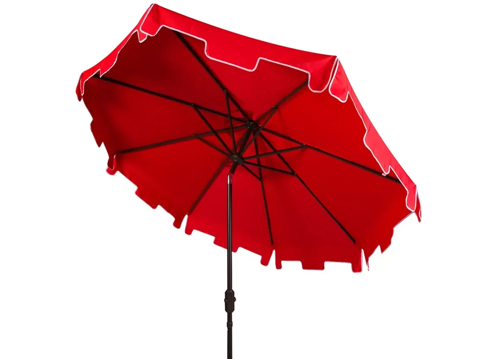 SAFAVIEH Zimmerman 9 Ft Crank Market Umbrella