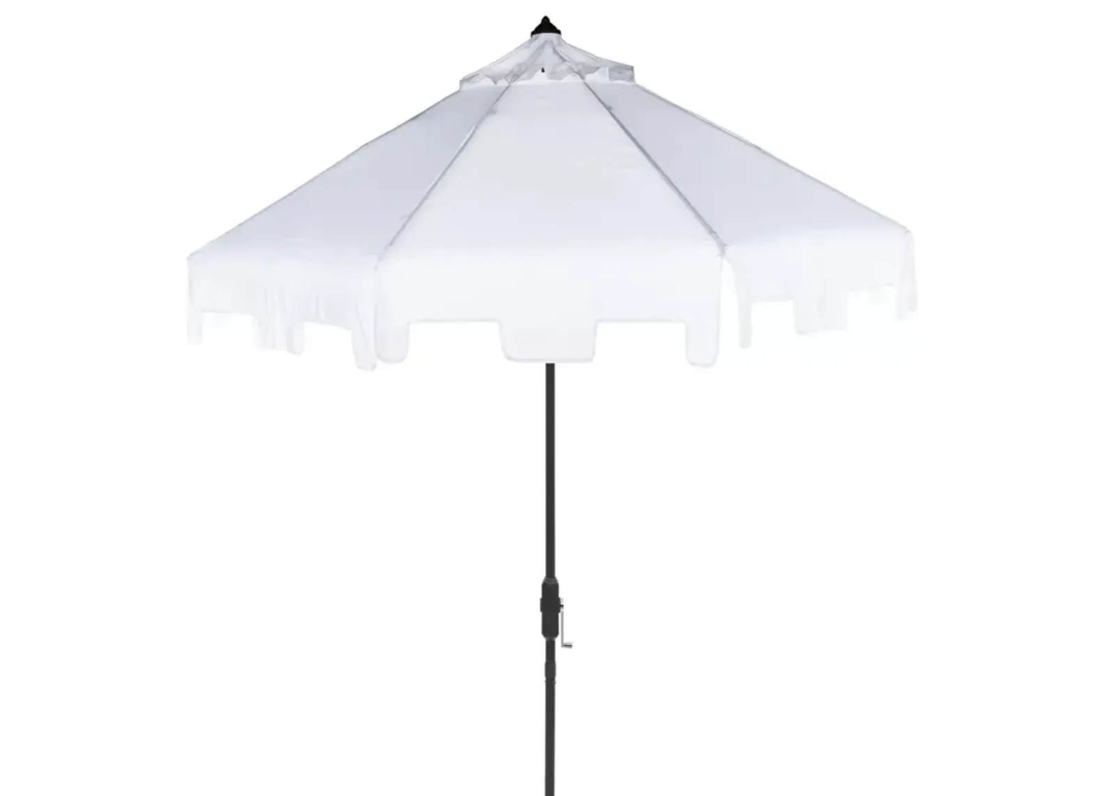 SAFAVIEH Zimmerman 9 Ft Crank Market Umbrella