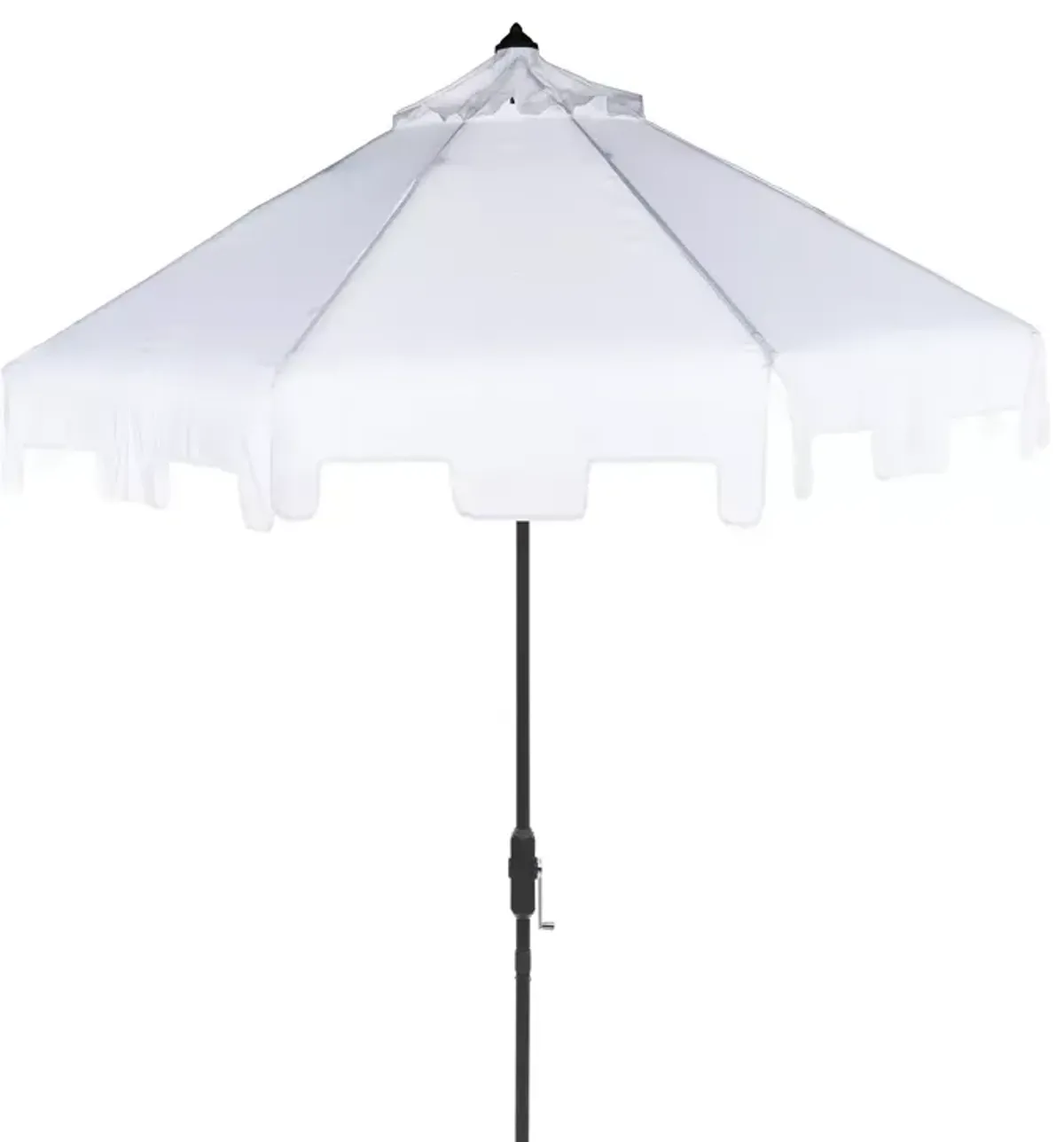 SAFAVIEH Zimmerman 9 Ft Crank Market Umbrella