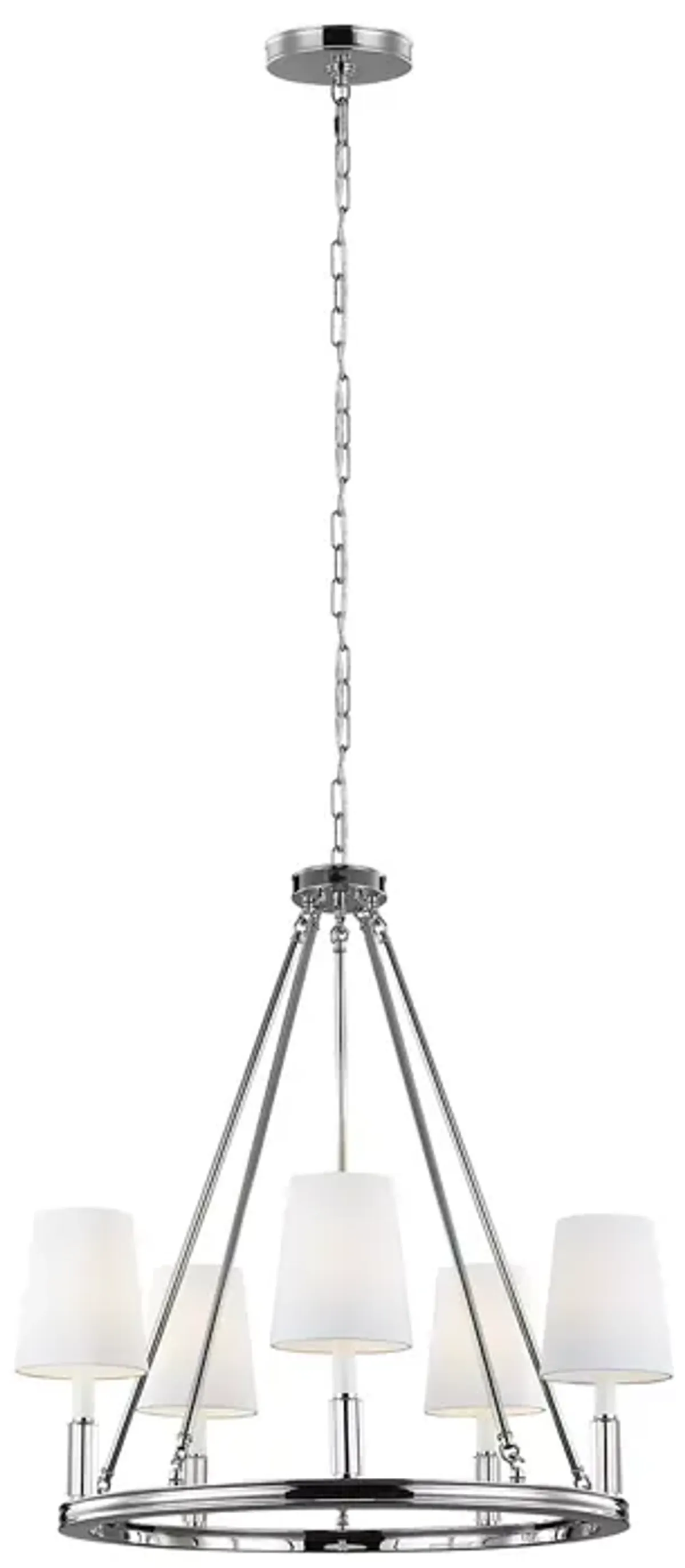 Visual Comfort Lismore Medium Five Light Chandelier