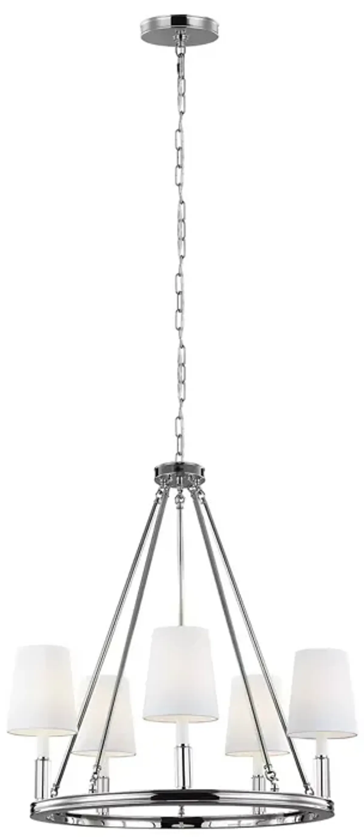 Visual Comfort Lismore Medium Five Light Chandelier