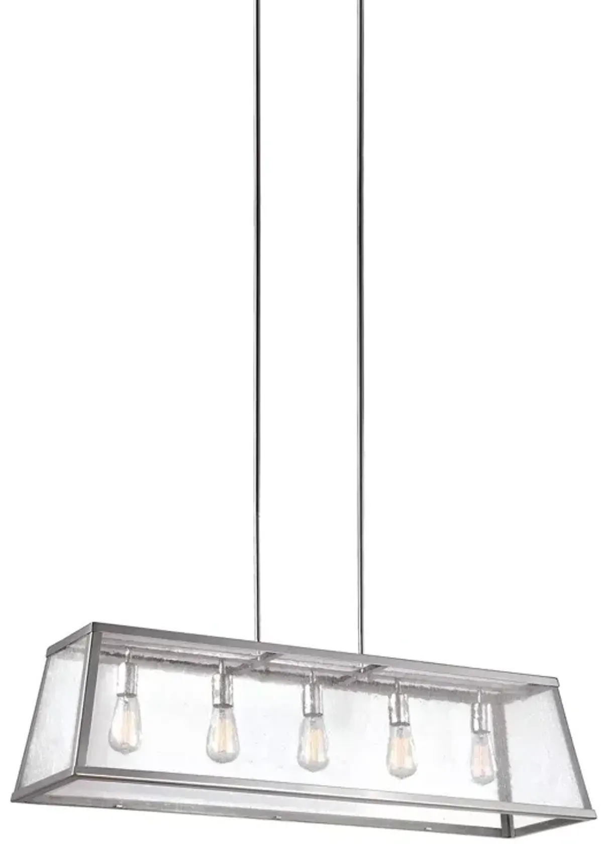 Visual Comfort Harrow Five Light Linear Chandelier