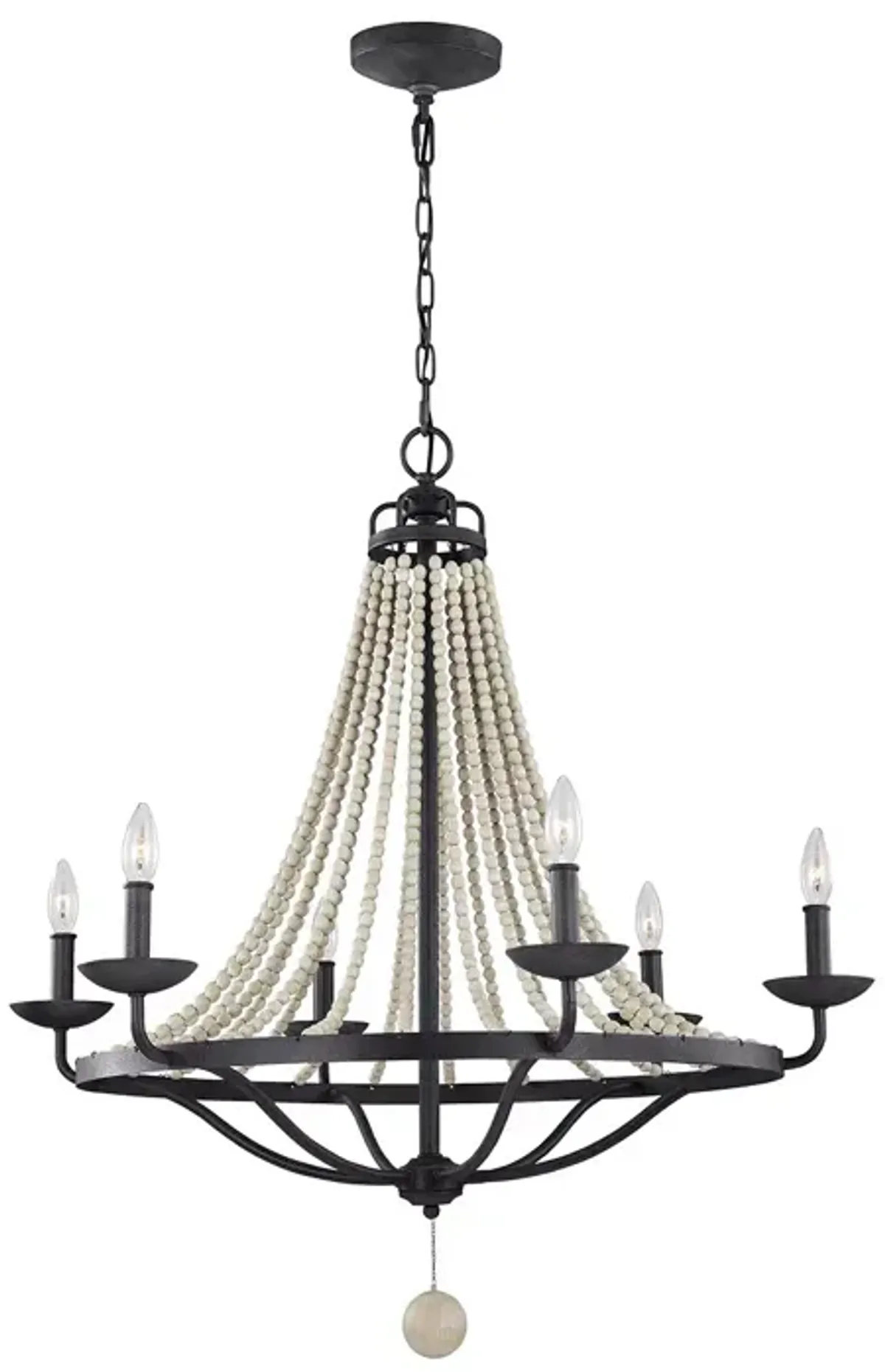 Visual Comfort Nori Large Six Light Chandelier