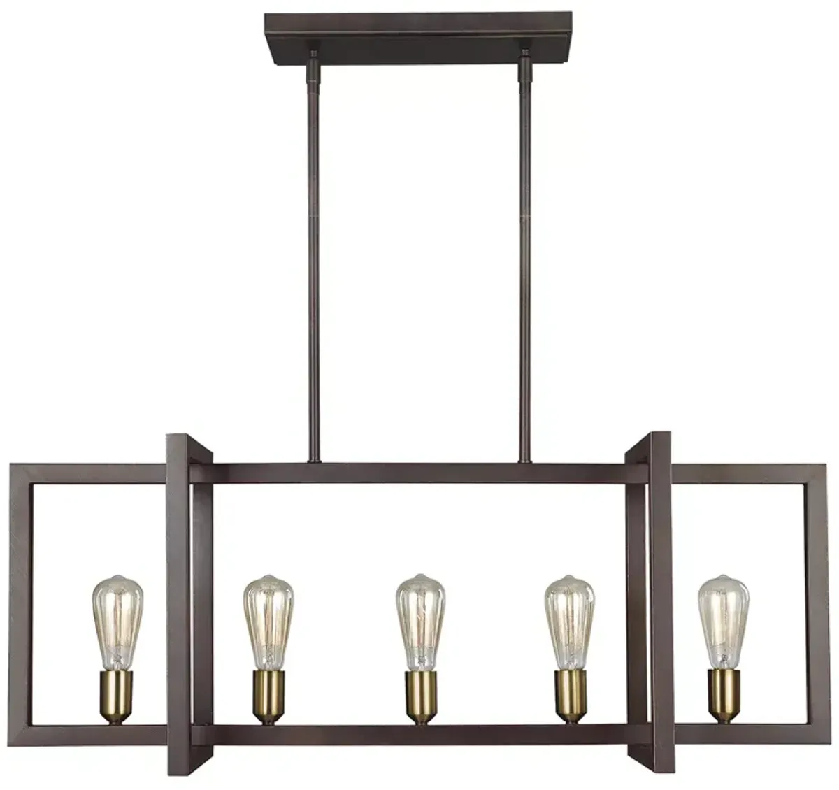 Visual Comfort Finnegan Medium Linear Chandelier