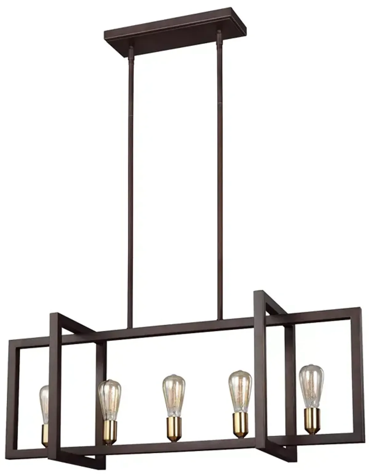 Visual Comfort Finnegan Medium Linear Chandelier