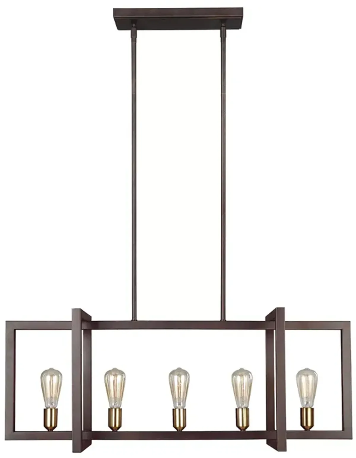 Visual Comfort Finnegan Medium Linear Chandelier