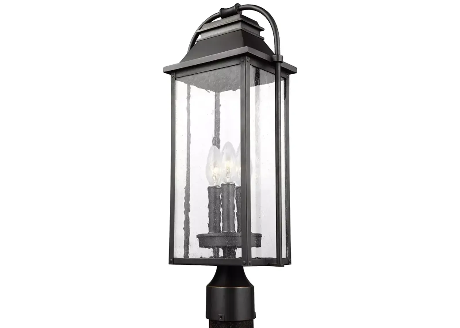 Visual Comfort Wellsworth 3 Light Post Lantern