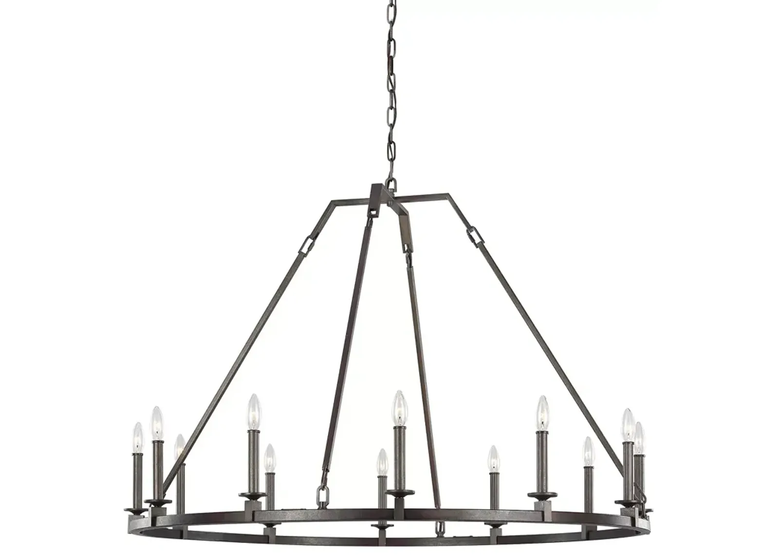 Visual Comfort Landen Large 12 Light Chandelier