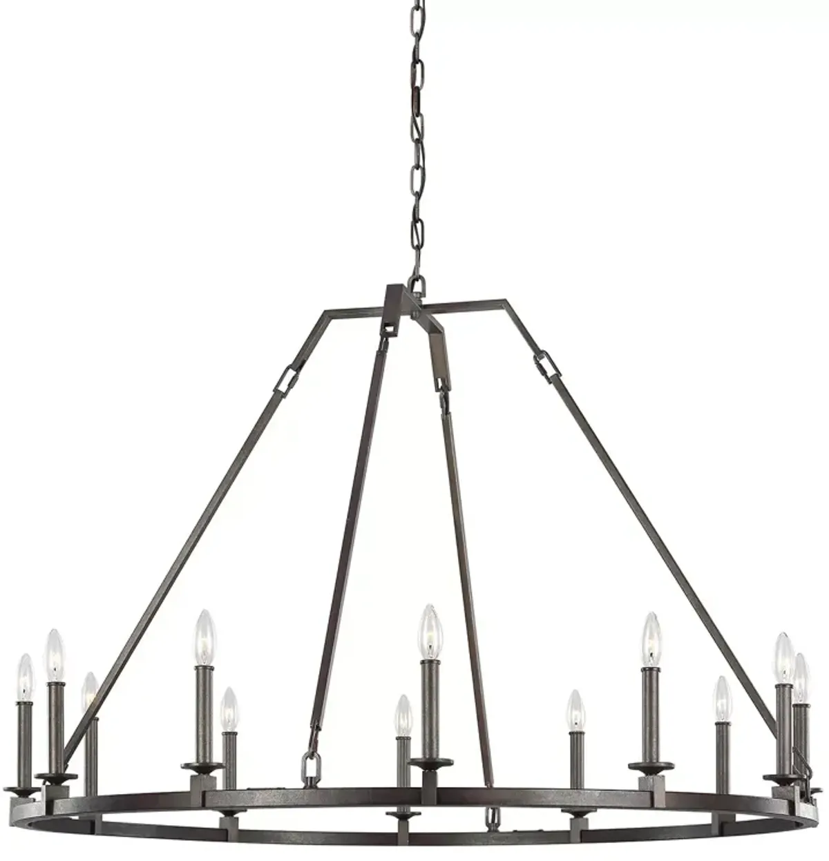 Visual Comfort Landen Large 12 Light Chandelier