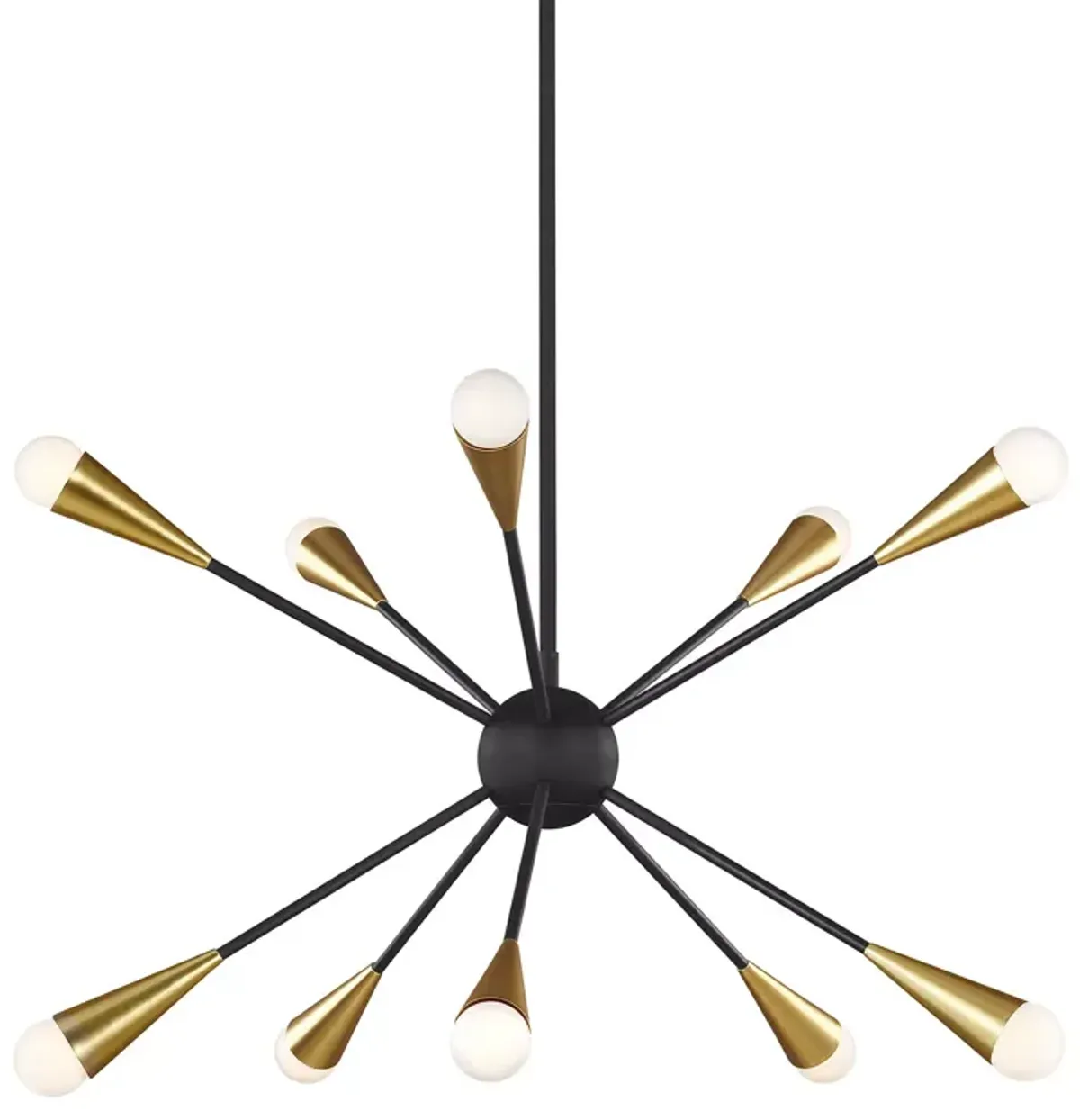 ED Ellen DeGeneres crafted by Generation Lighting Jax 10 Light Chandelier