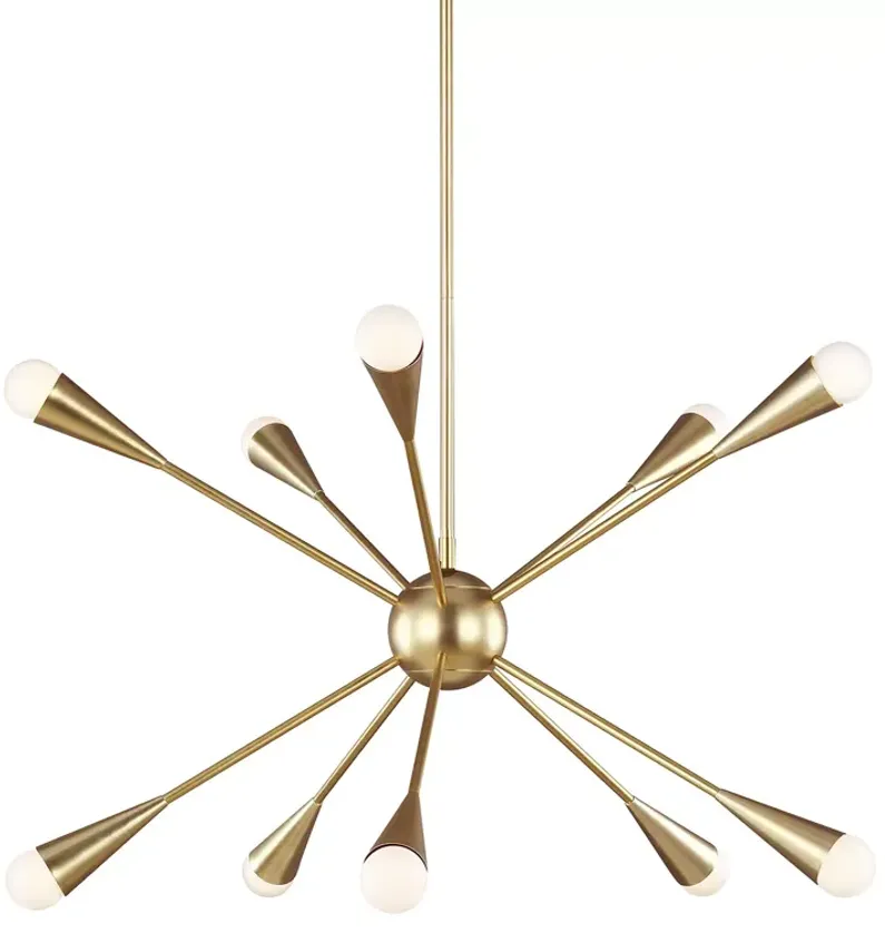 ED Ellen DeGeneres crafted by Generation Lighting Jax 10 Light Chandelier