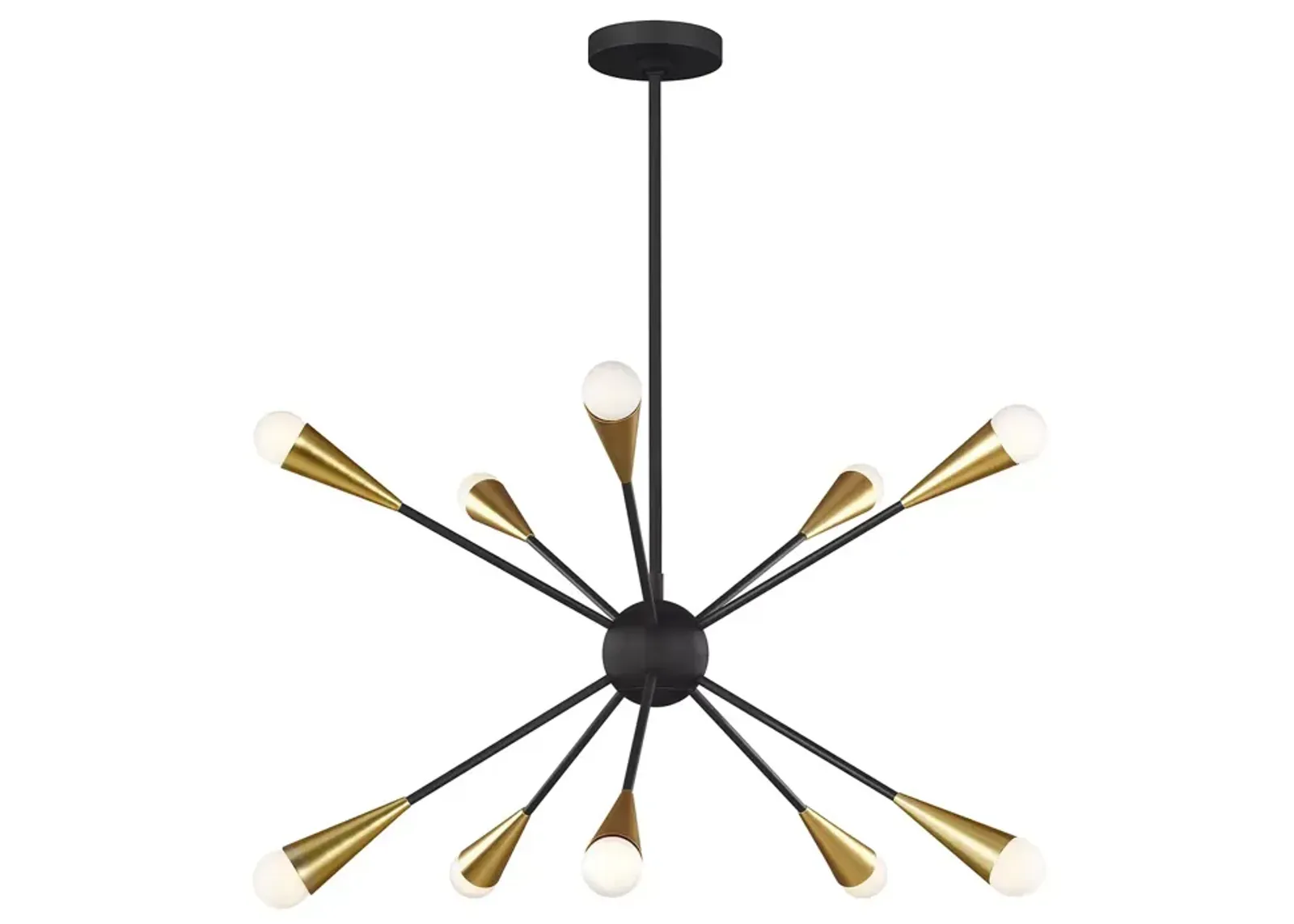 ED Ellen DeGeneres crafted by Generation Lighting Jax 10 Light Chandelier