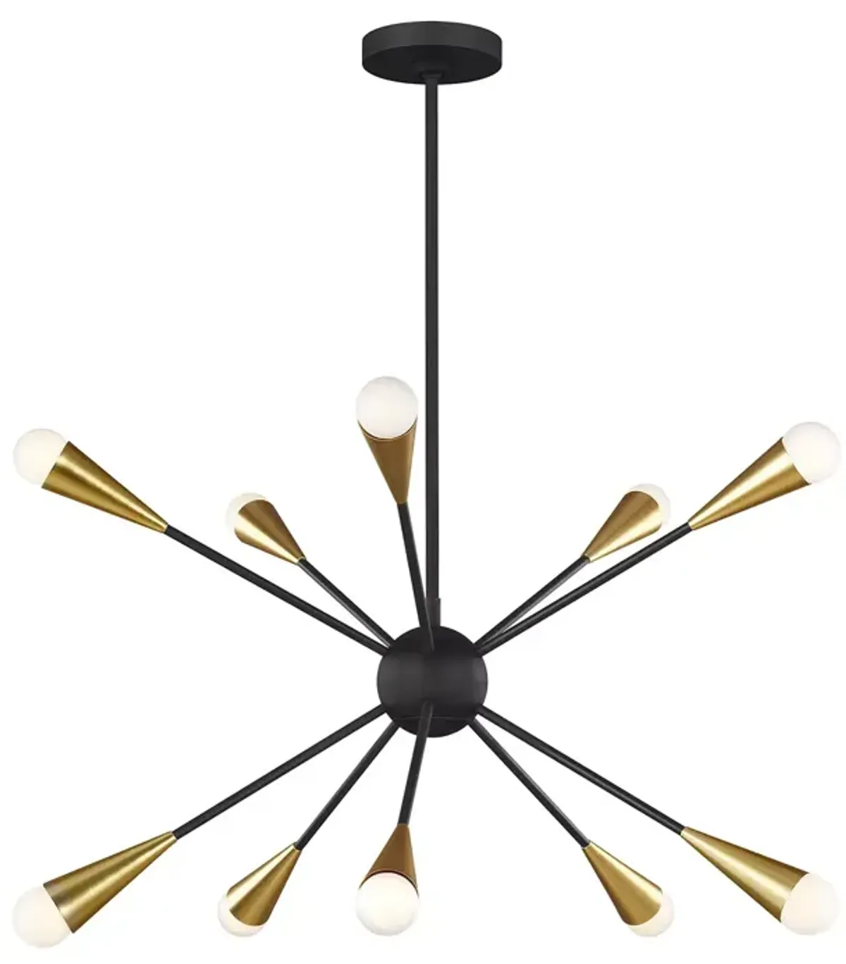 ED Ellen DeGeneres crafted by Generation Lighting Jax 10 Light Chandelier