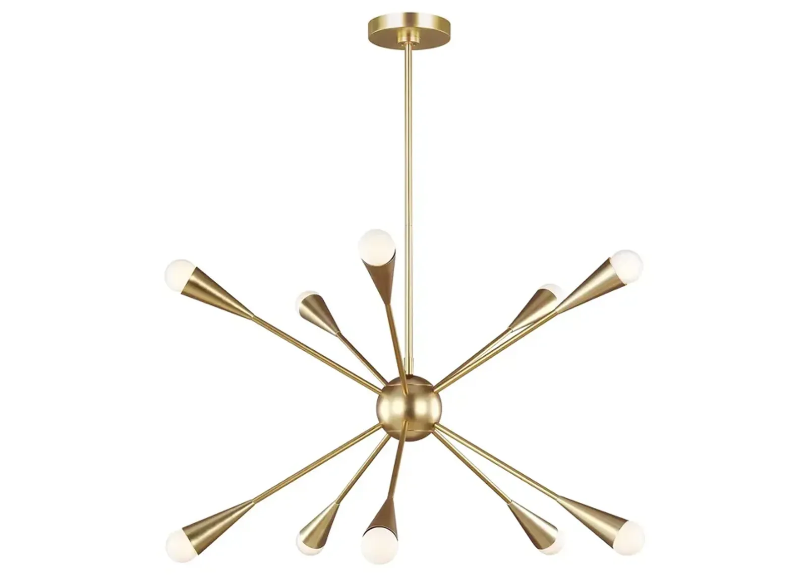 ED Ellen DeGeneres crafted by Generation Lighting Jax 10 Light Chandelier