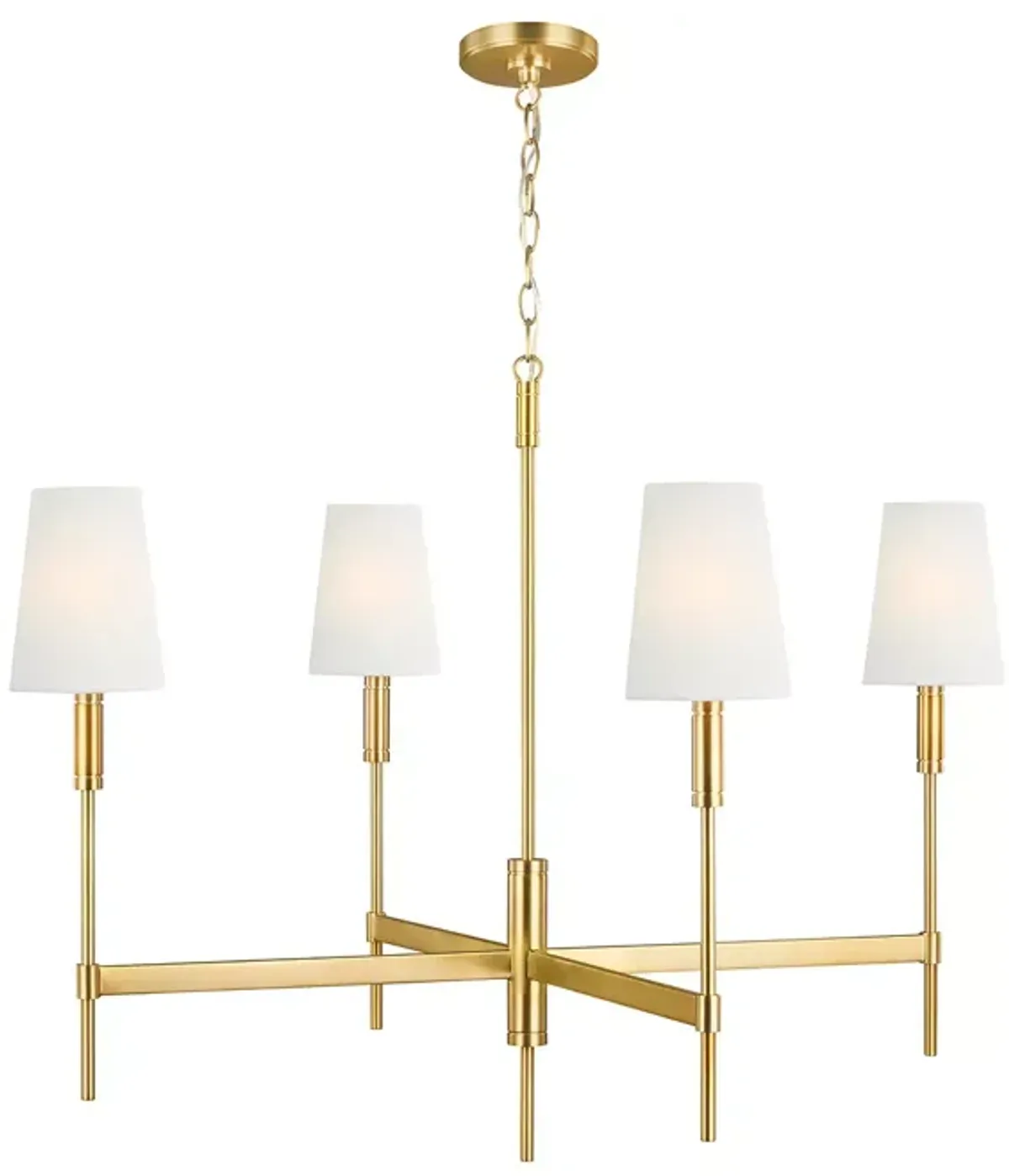 TOB by Thomas O'Brien Beckham Classic 4 Large Light Chandelier