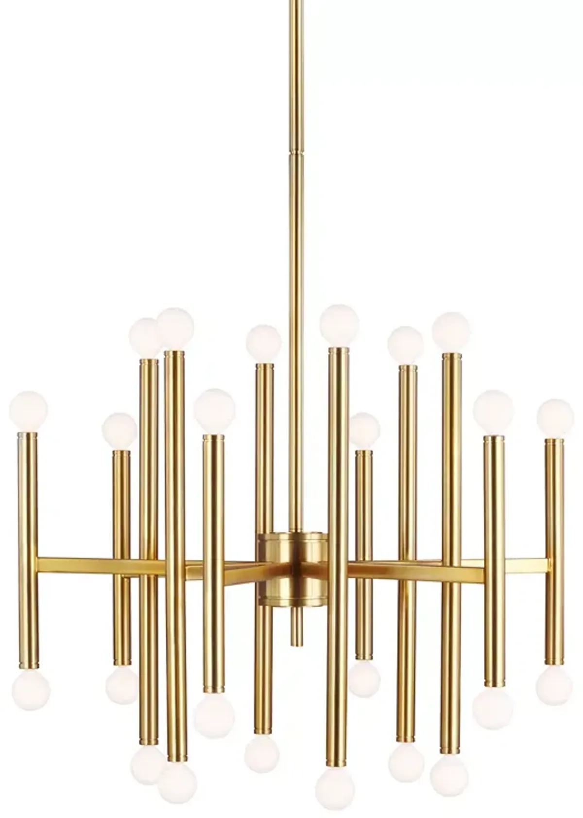 TOB by Thomas O'Brien Beckham Modern Large 24 Light Chandelier