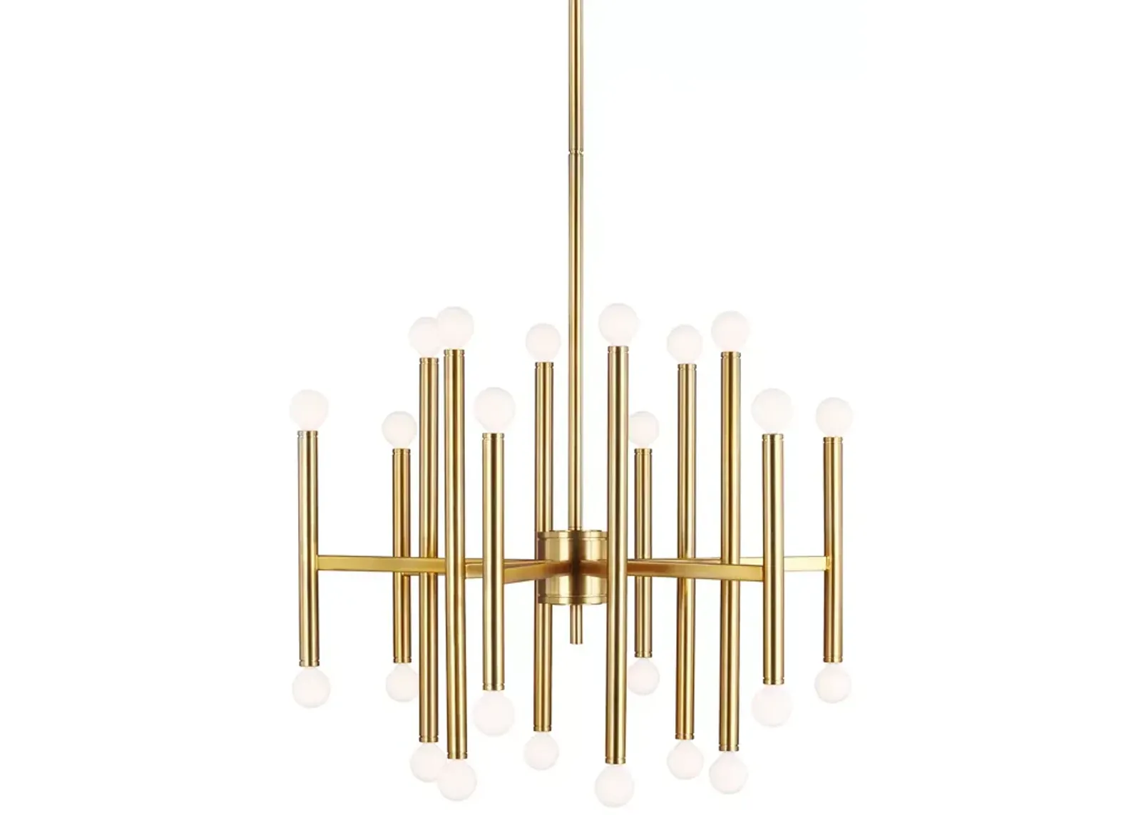 TOB by Thomas O'Brien Beckham Modern Large 24 Light Chandelier