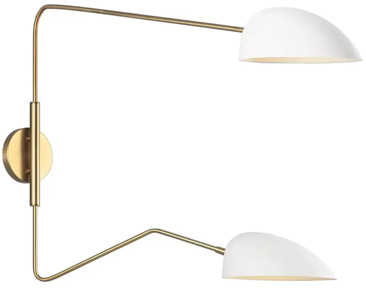 ED Ellen DeGeneres crafted by Generation Lighting Jane 2 Light Wall Sconce