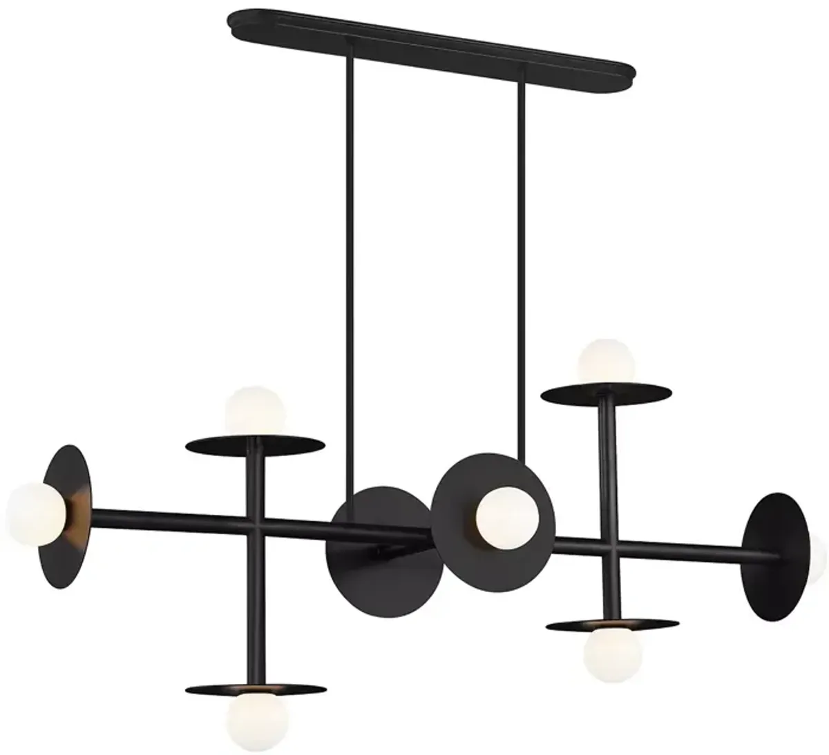 Kelly Wearstler Nodes 8 Light Linear Chandelier