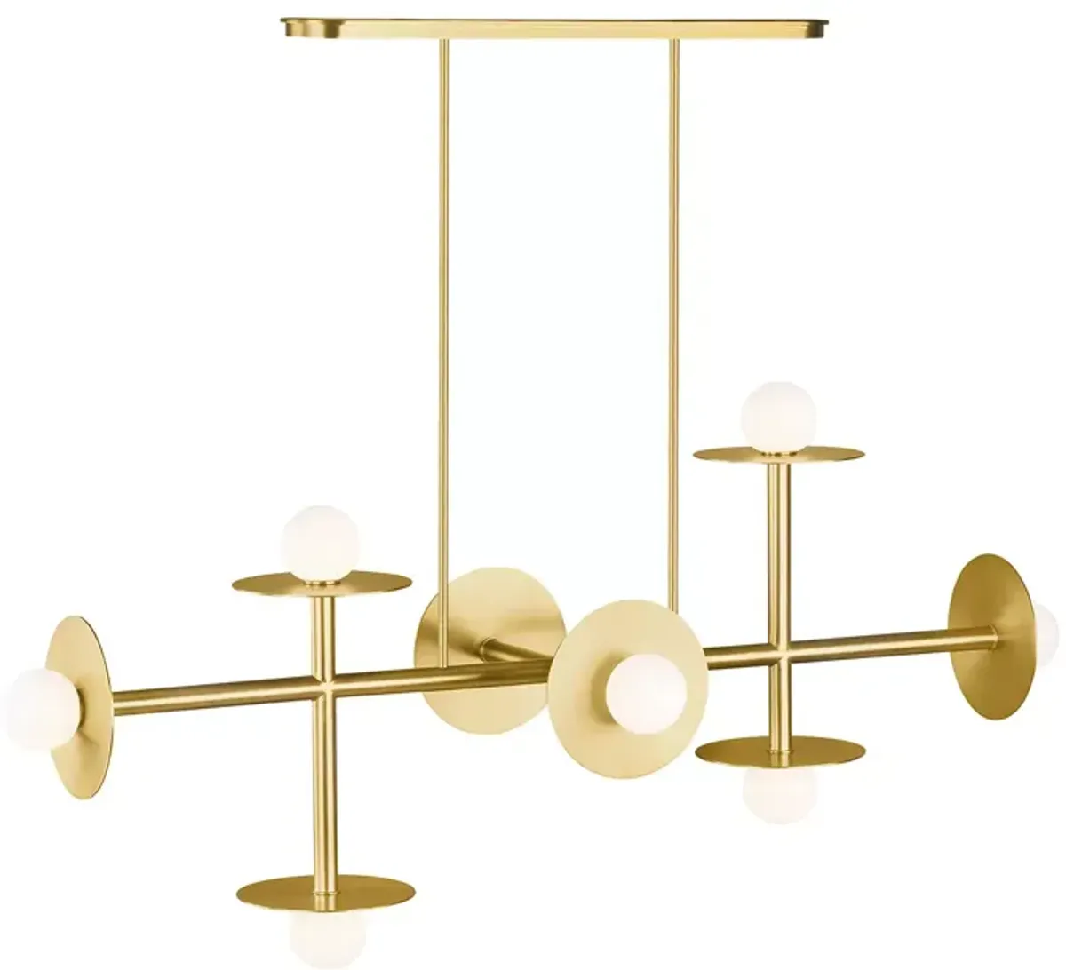 Kelly Wearstler Nodes 8 Light Linear Chandelier