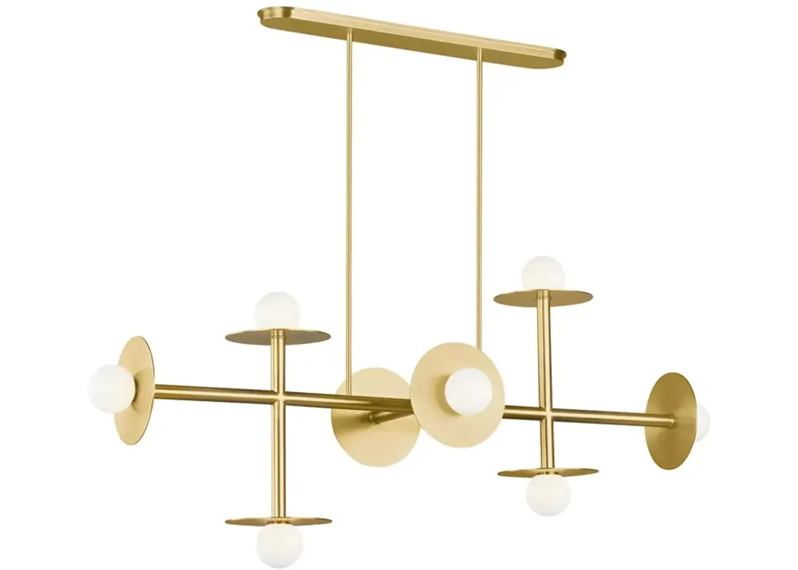 Kelly Wearstler Nodes 8 Light Linear Chandelier