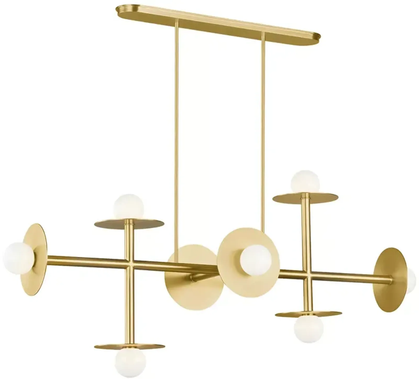 Kelly Wearstler Nodes 8 Light Linear Chandelier