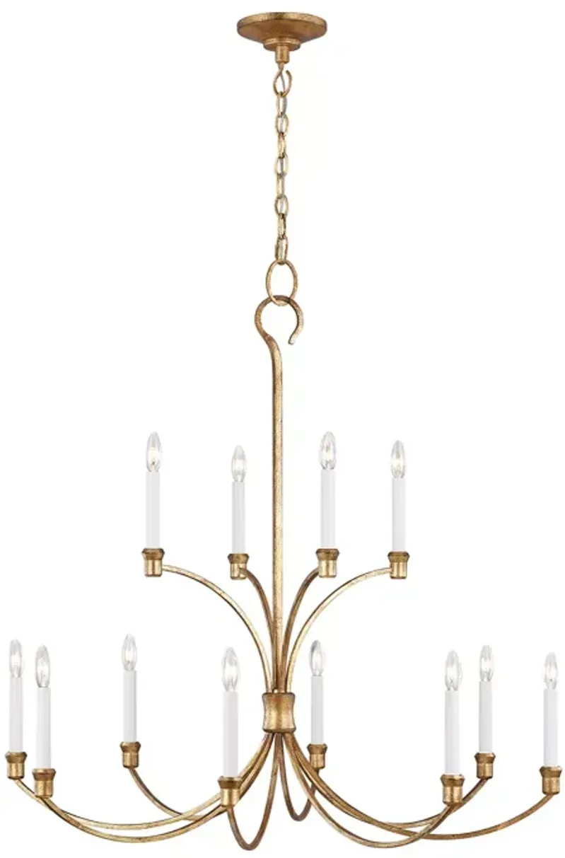 Chapman & Myers Westerly Large 12 Light Chandelier