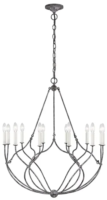 Chapman & Myers Richmond 12 Light Medium Chandelier