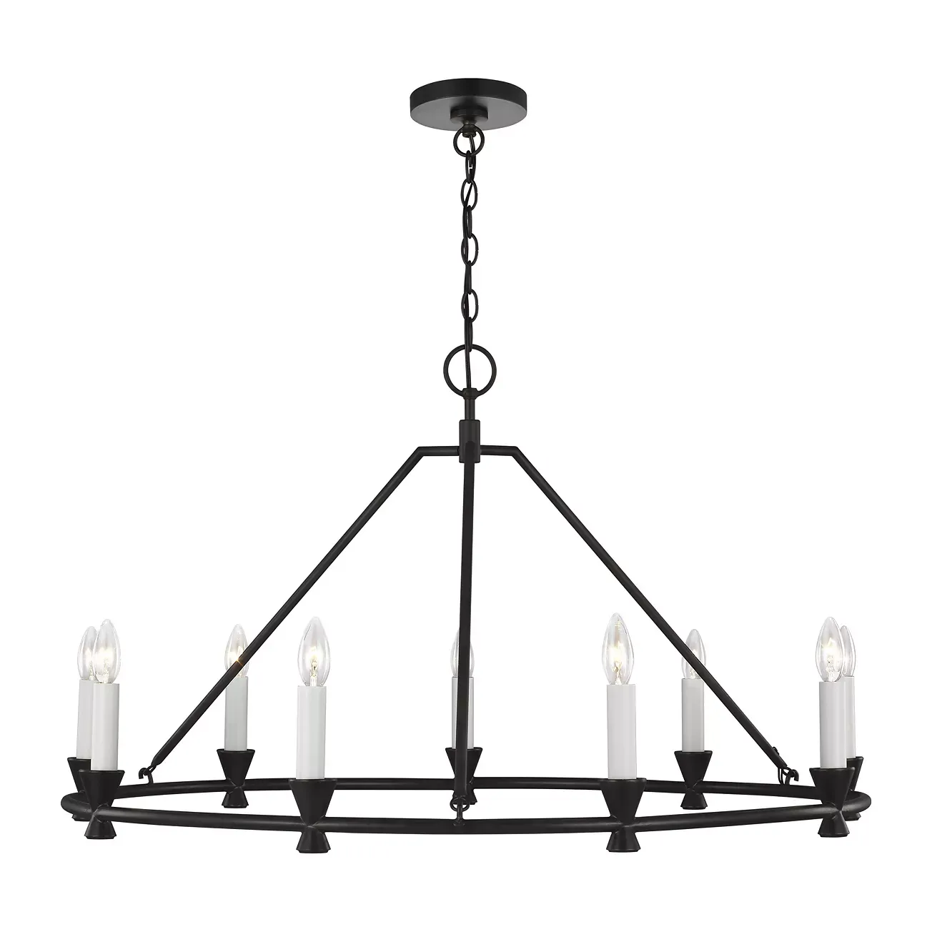 Chapman & Myers Keystone 9 Light Chandelier