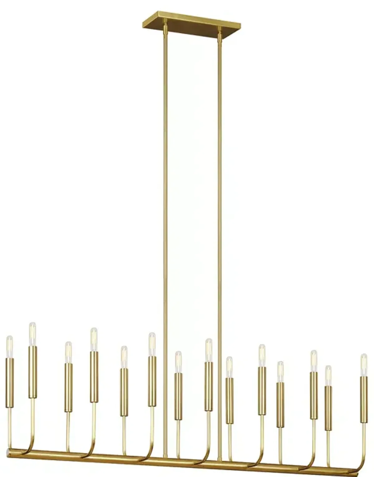 ED Ellen DeGeneres crafted by Generation Lighting Brianna 14 Light Linear Chandelier