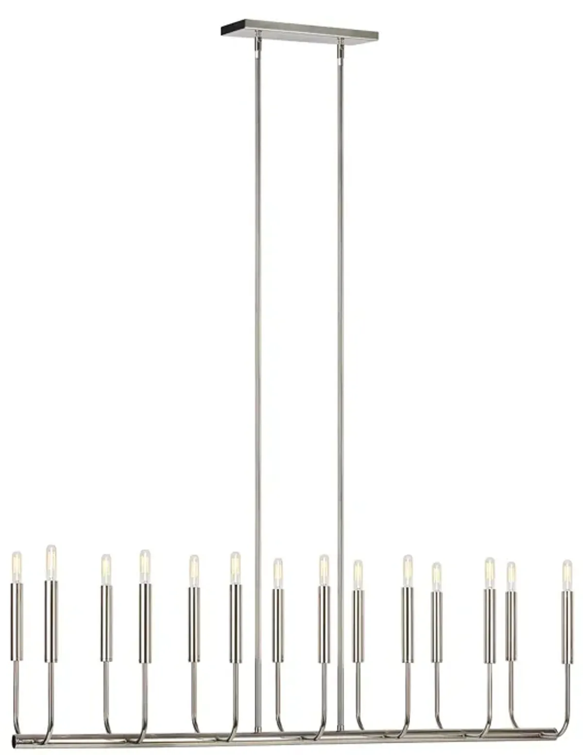 ED Ellen DeGeneres crafted by Generation Lighting Brianna 14 Light Linear Chandelier