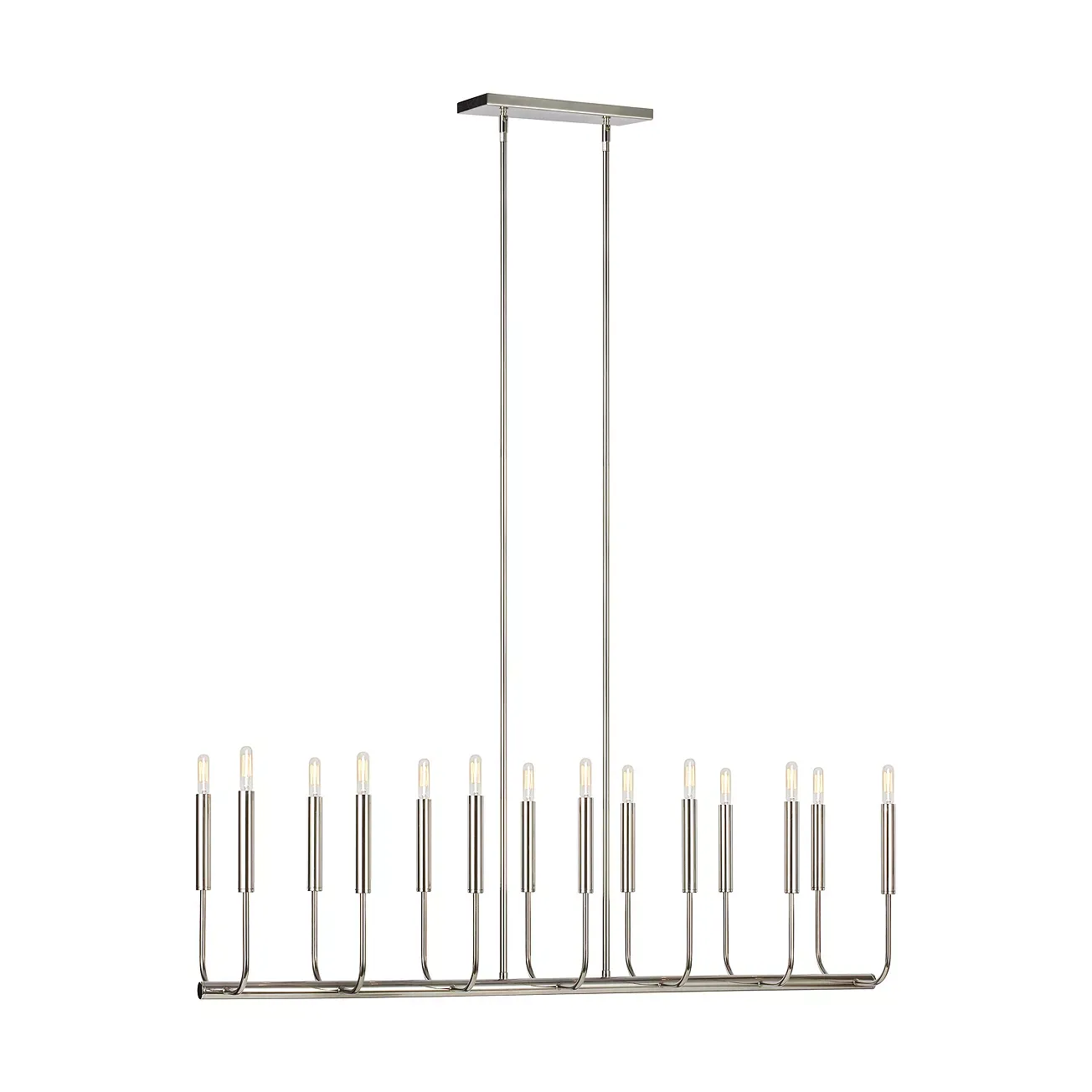 ED Ellen DeGeneres crafted by Generation Lighting Brianna 14 Light Linear Chandelier