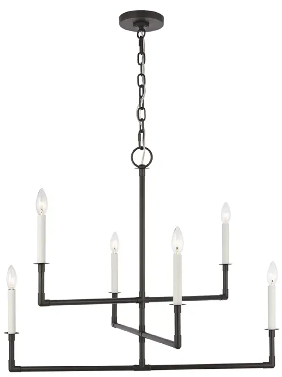 Chapman & Myers Bayview Small 6 Light Chandelier